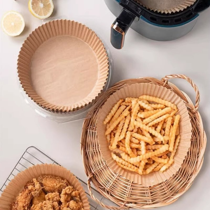 Premium Custom Air Fryer Liners with Non-Stick Baking Foil