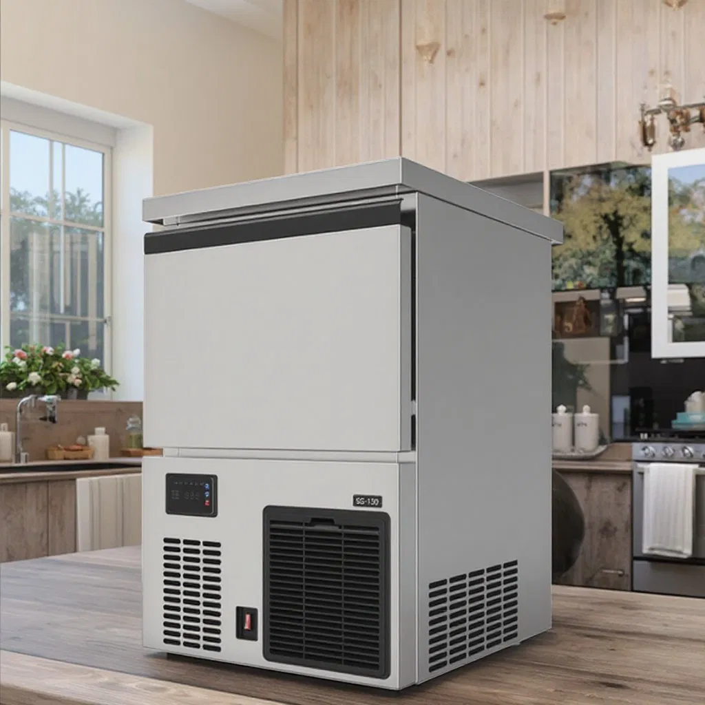 Cheaper Price Good Quality 68 Kg of Spray Ice Cubes Commercial Ice Machine