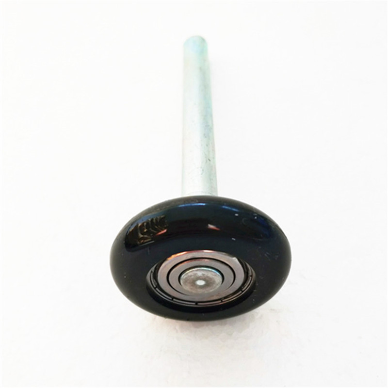 Black 6200zz Bearing 46*120mm Nylon Roller Belong Garage Door/Gate Hardware Parts/Accessories Pulley/Roller for Building Materials Door and Window Hardware
