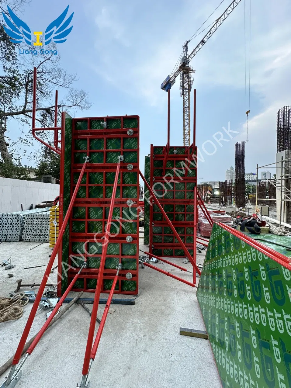 Lianggong Reusable Adjustable Steel Frame Formwork for Slab Wall and Column Formwork
