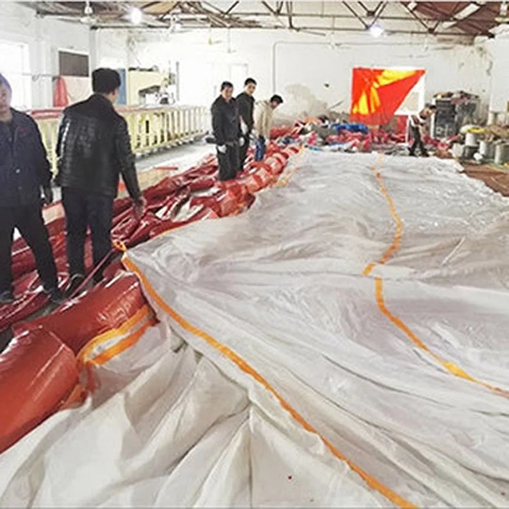Water Pollution Control Oil Boom PVC Permeable Aquatic Silt Curtain