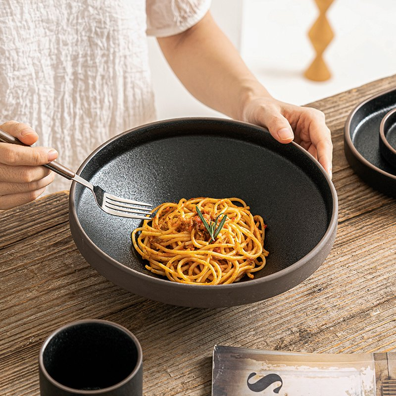Wholesale Creative Ceramic Soup Noodle Bowl Personalized Hat Ramen Salad Bowl