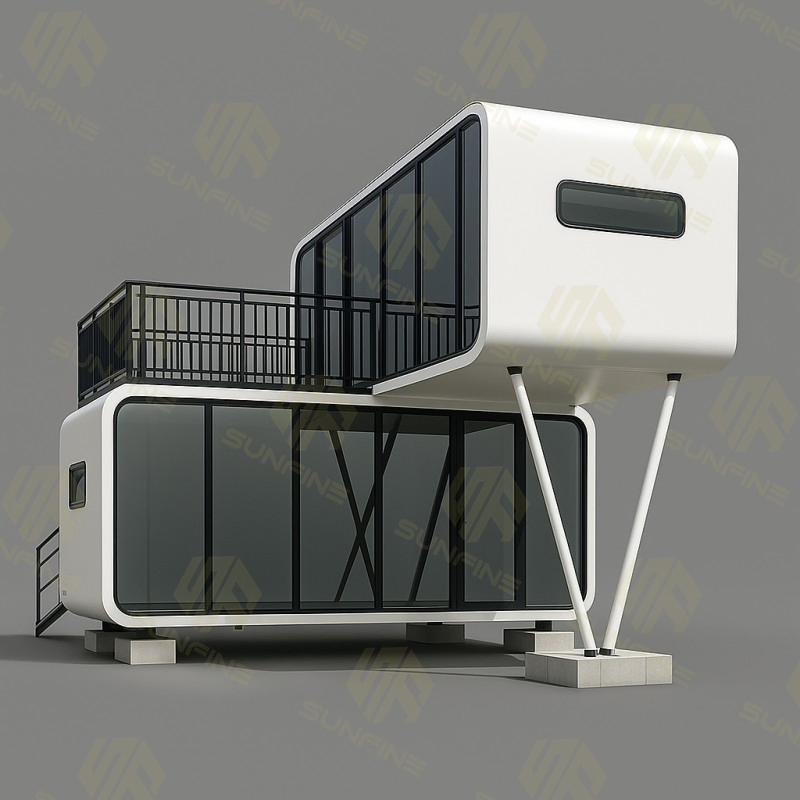 Luxury Apple Cabin Container Office Apple Cabin