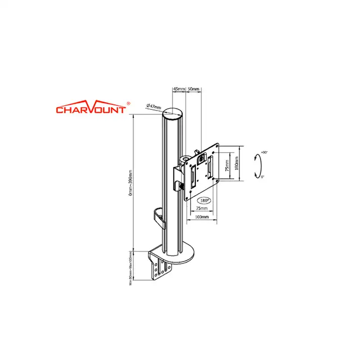 Кронштейн для монитора Charmount с регулировкой