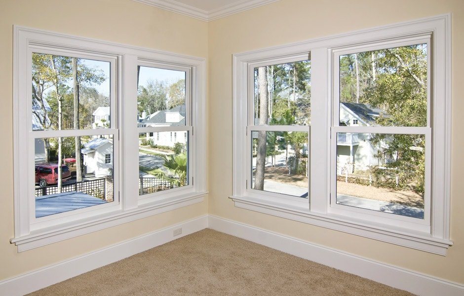 OEM Single Hung Impact Windows Top Sash of Single Hung Window