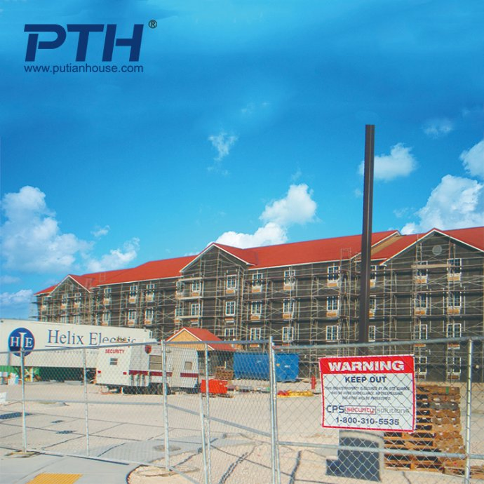 Luxury Prefabricated Light Steel Villa as High Quality Modular Home/Hotel