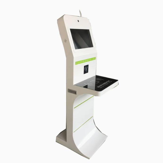 Library Touch Screen Kiosk with RFID Card Reader
