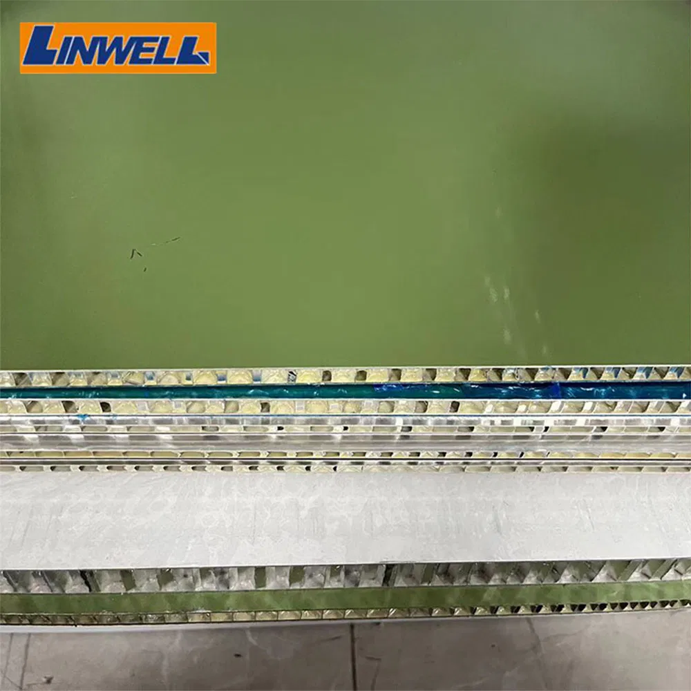 Curve Black Aluminum Honeycomb Panel for Facade Wall Cladding 15mm