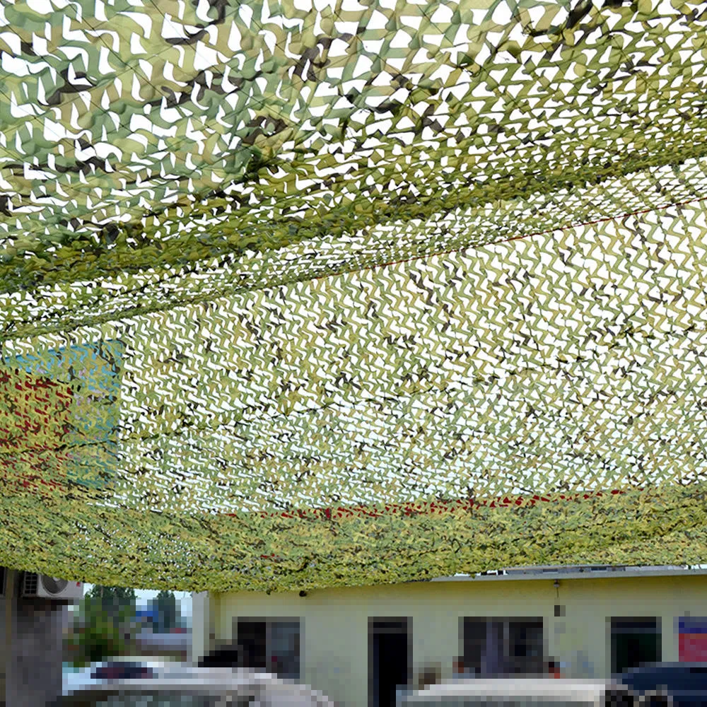 Customizable Ripstop Sunshade Polyester Woodland Camouflage Net for Covering Camping Equipment