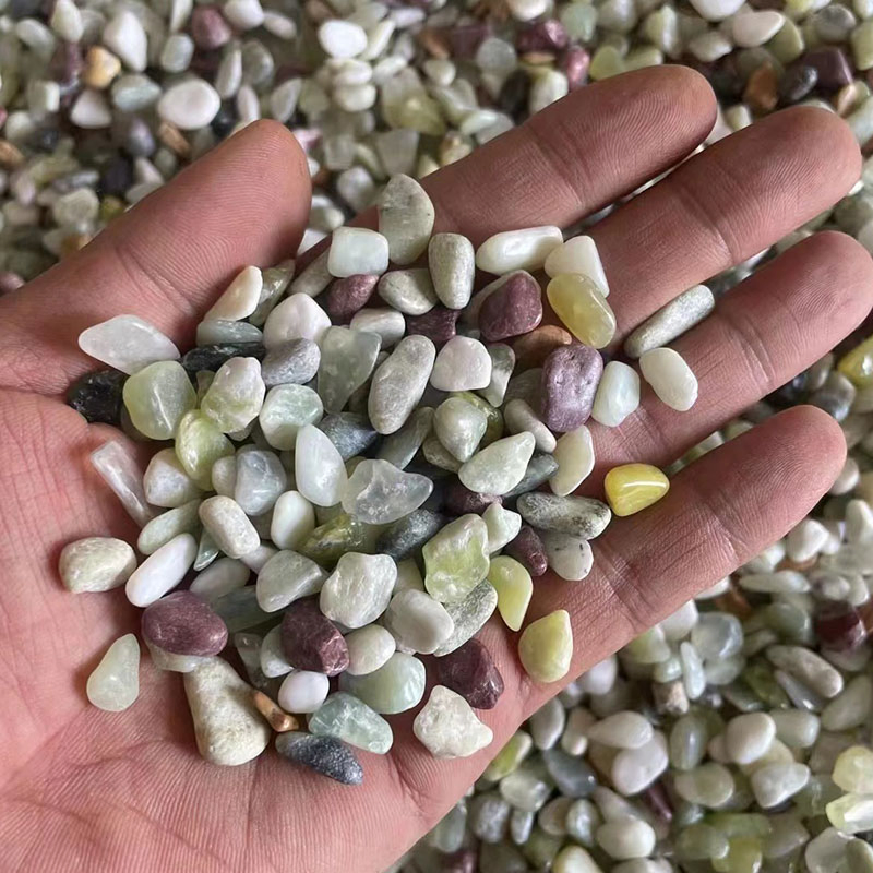 Natural Colorful Cobble River Stone Pebble for Garden Decoration/Landscaping Tile Price