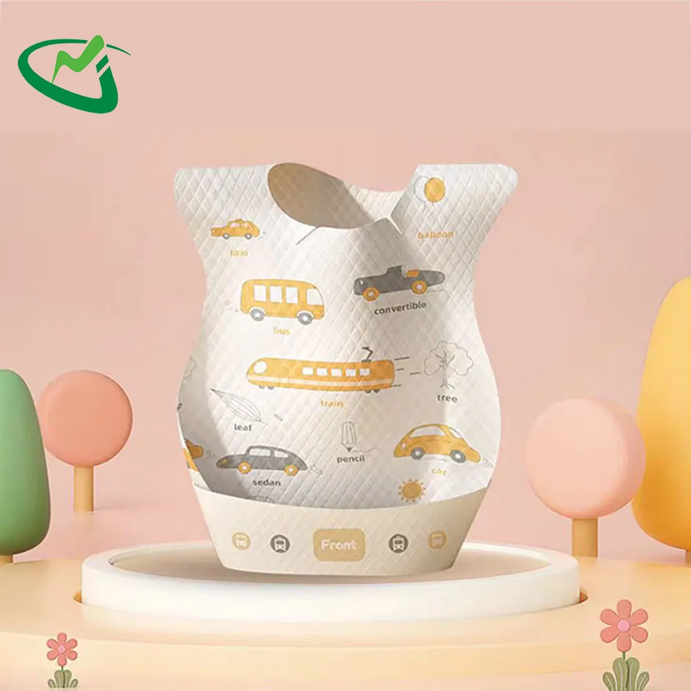 Eco-Friendly Leak-Proof Disposable Baby Bibs for Mess-Free Feeding