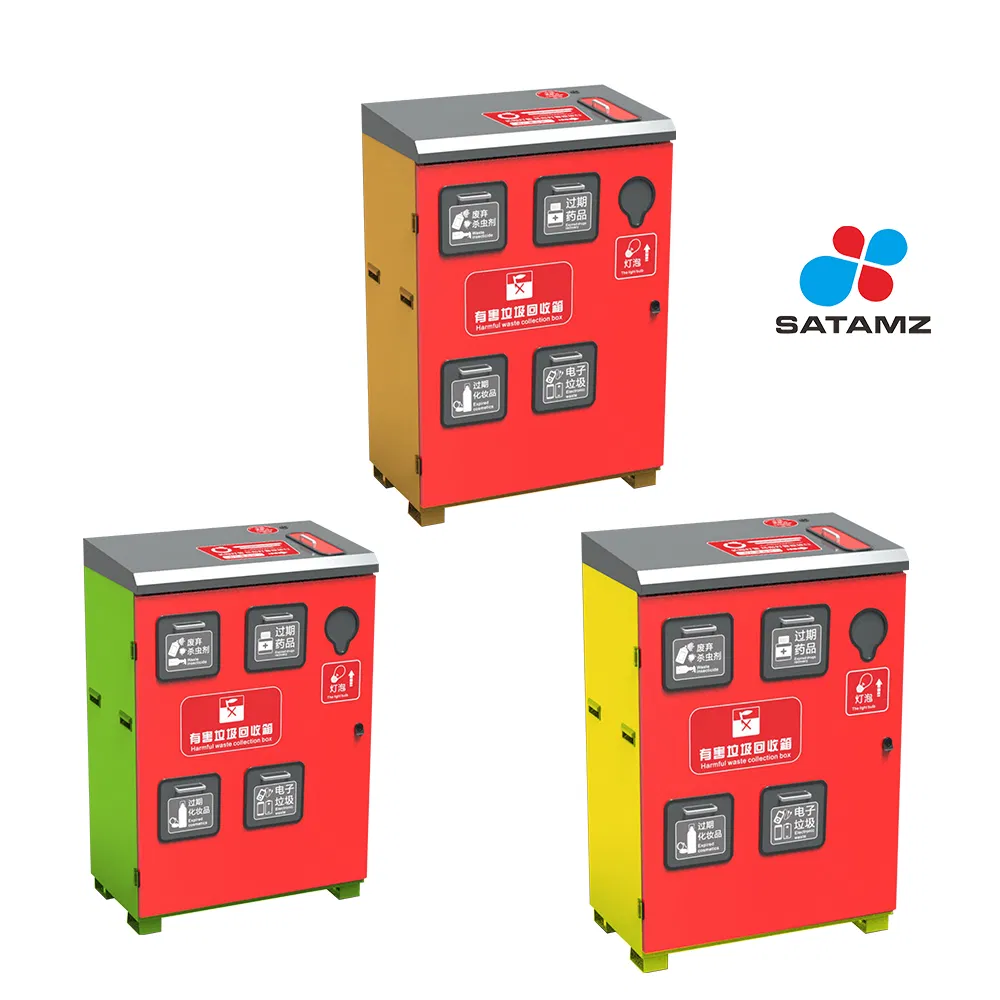 Мусорный бак с боковой загрузкой ST1YH0100A, красный