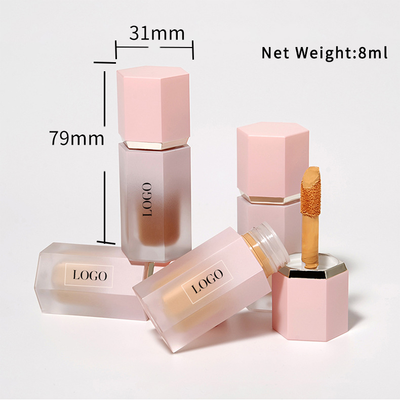 Waterproof Matte Vegan Makeup Dark Skin Full Coverage Foundation Contour Liquid Concealer