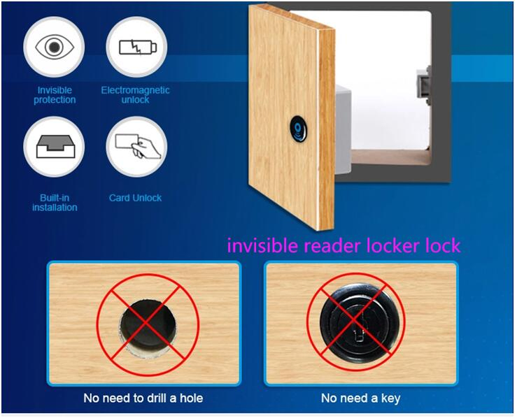 Card Invisible Reader MIFARE Em Card Cabinet Locker Lock
