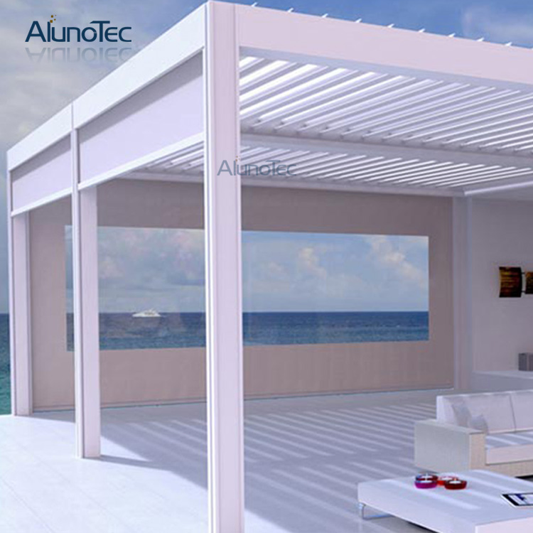 Unique Design Motorized Aluminum Gazebos for Car Shading