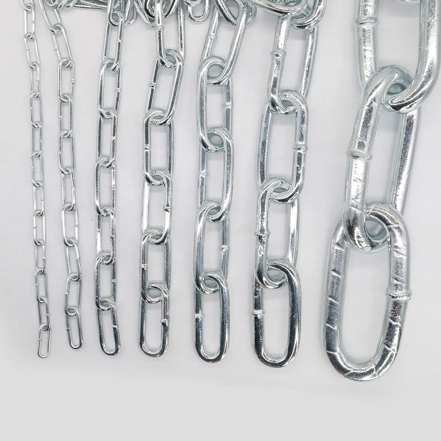 Galvanized Chain Galvanized DIN5685c Standard Steel Long Link Chains