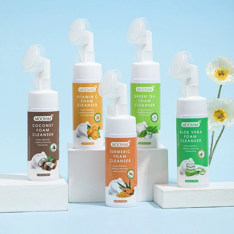 Foaming Acne Face Wash Moisturizing Deep Cleansing Mousse Exfoliating Bubble Facial Cleanser