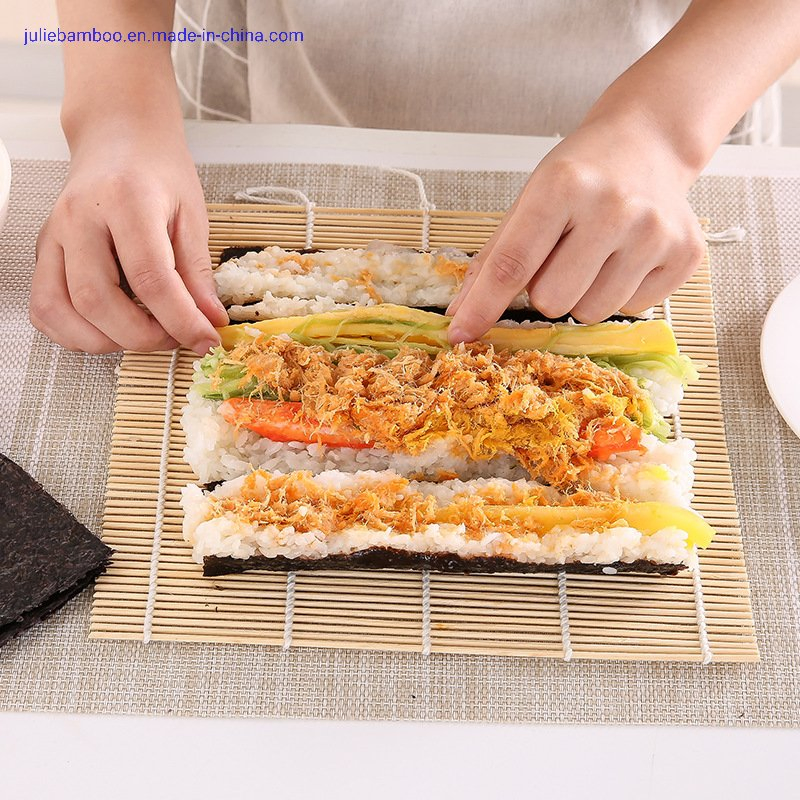 Food Grade Hygienic Natural High Quality Eco-Friendly Bamboo Sushi Mat