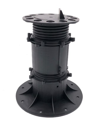 Raised Support Plastic Wood Composite WPC Adjustable Pedestal for Decking