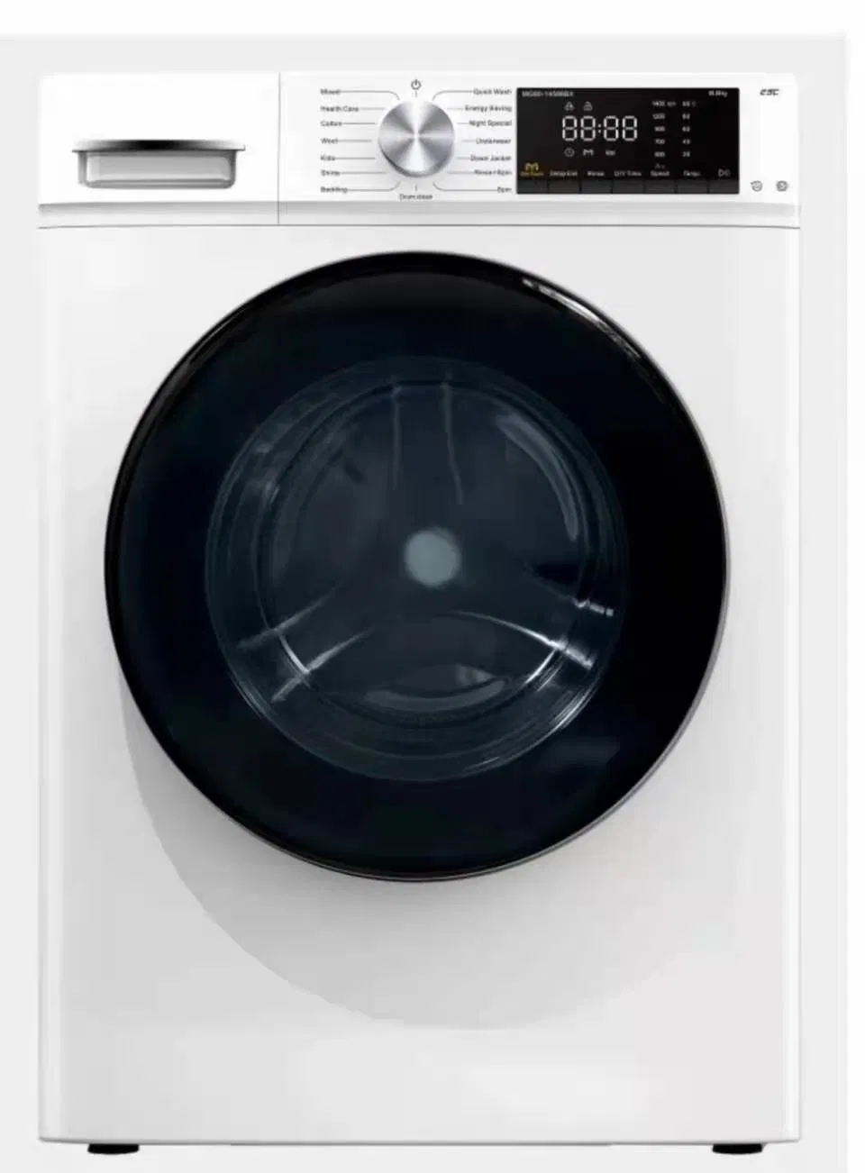 China Hot Selling Dark Silver Color Inverter Front Load Washer Factory Price