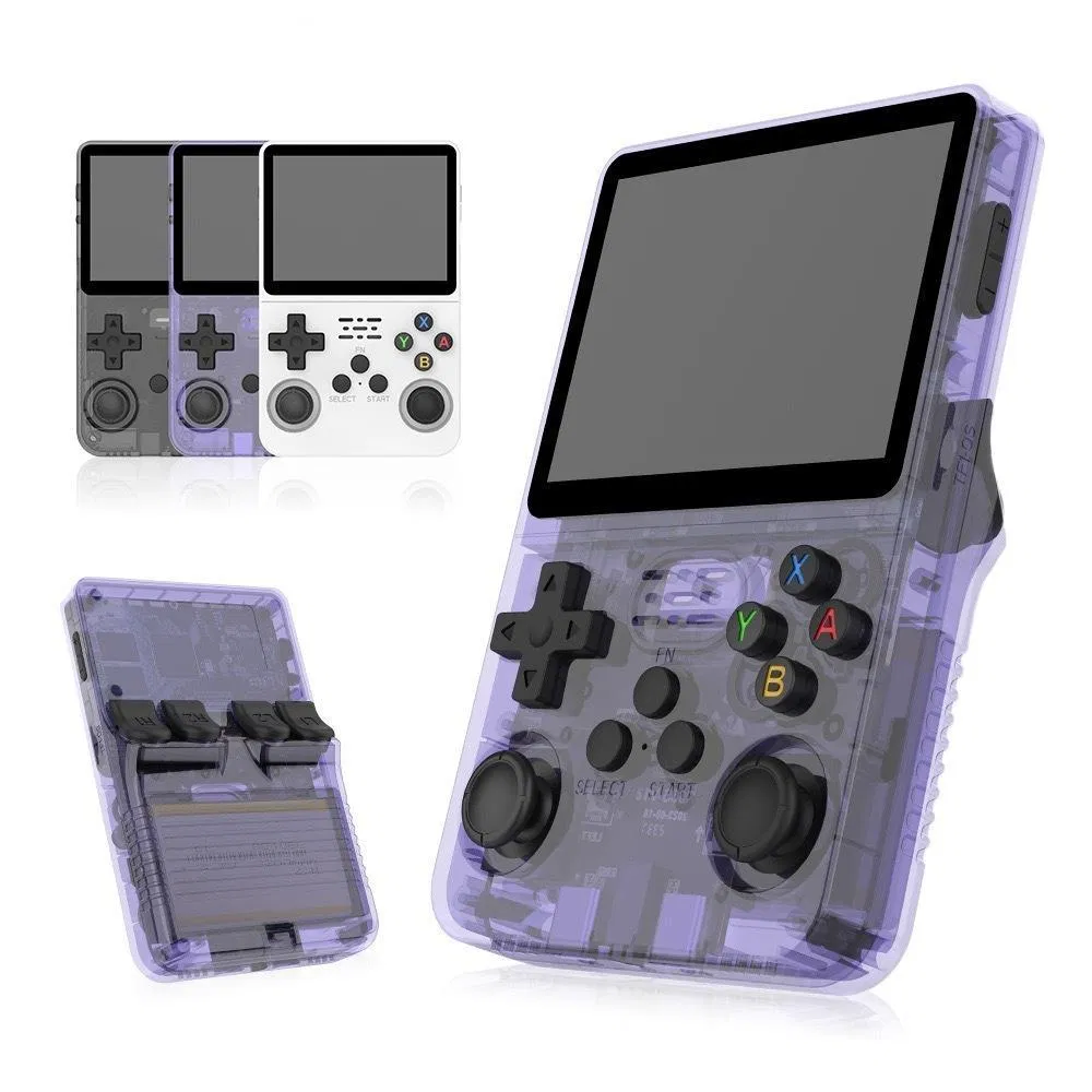 Портативная консоль R36s с 15000+ игр, 64GB