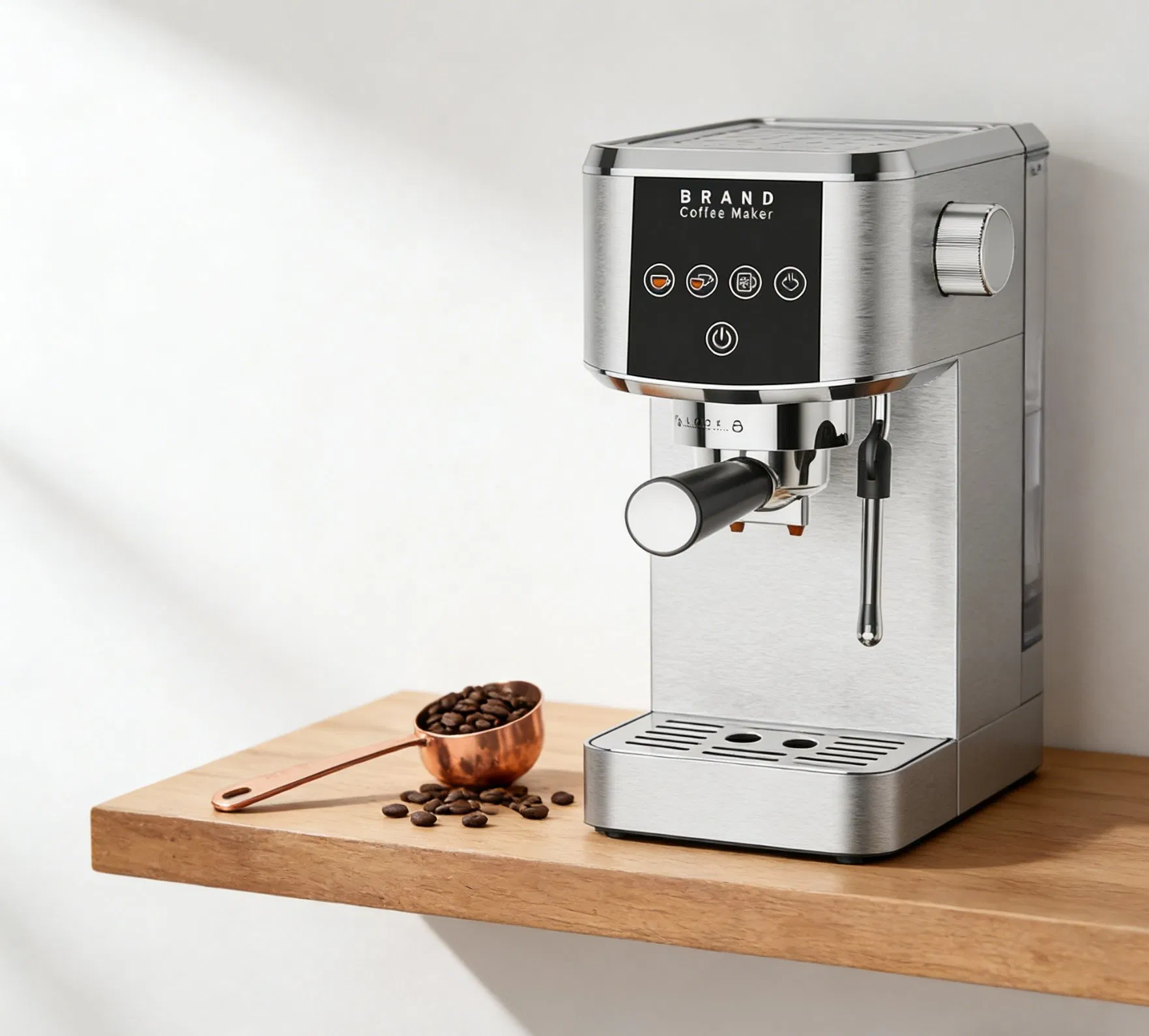 20bar Home Espresso Machine SUS430 Steel Case