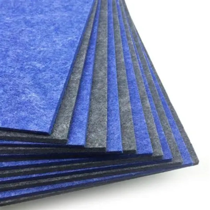 Thermal Insulation Recycled Pet Felt Acoustic Sound Absorption Panels Hanging Space Dividers for Energy Efficient Building Interior Applications