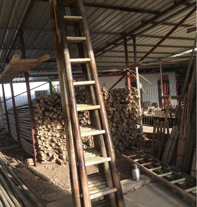 Long Moso Bamboo Ladder for Fire Protection or for Climbing/Insulation Ladders