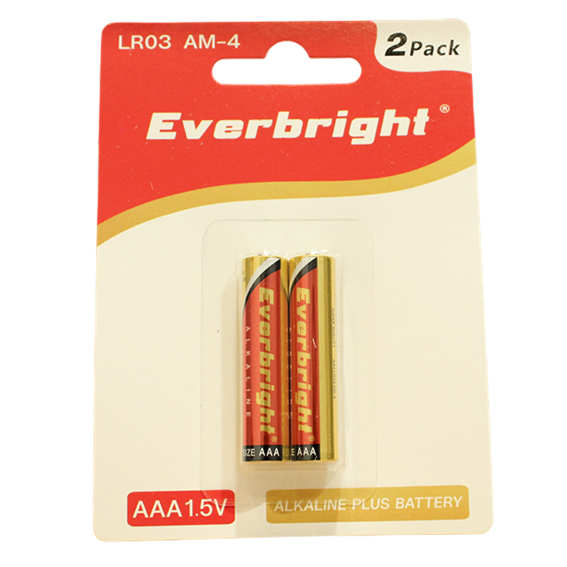 Leak Proof Longer Discharging Time Lr03 Am-4 1.5V Alkaline AAA Battery