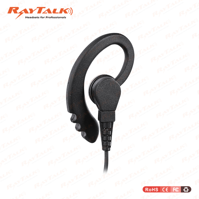 C-Shape Ear Hook with in-Line Ptt Microphone for Mototrbo/ Gp328plus