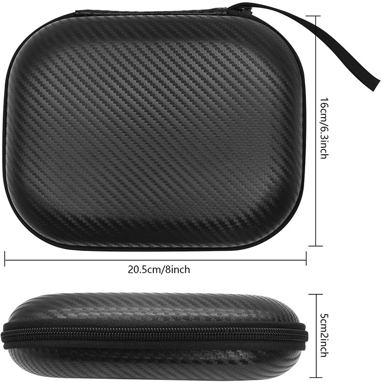 Чехол для наушников EVA с логотипом, черный