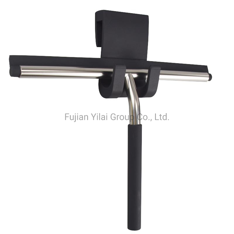 Table Cleaning Wiper Metal Squeegee Stainless Steel Window Squeegee Cleaner with Hook