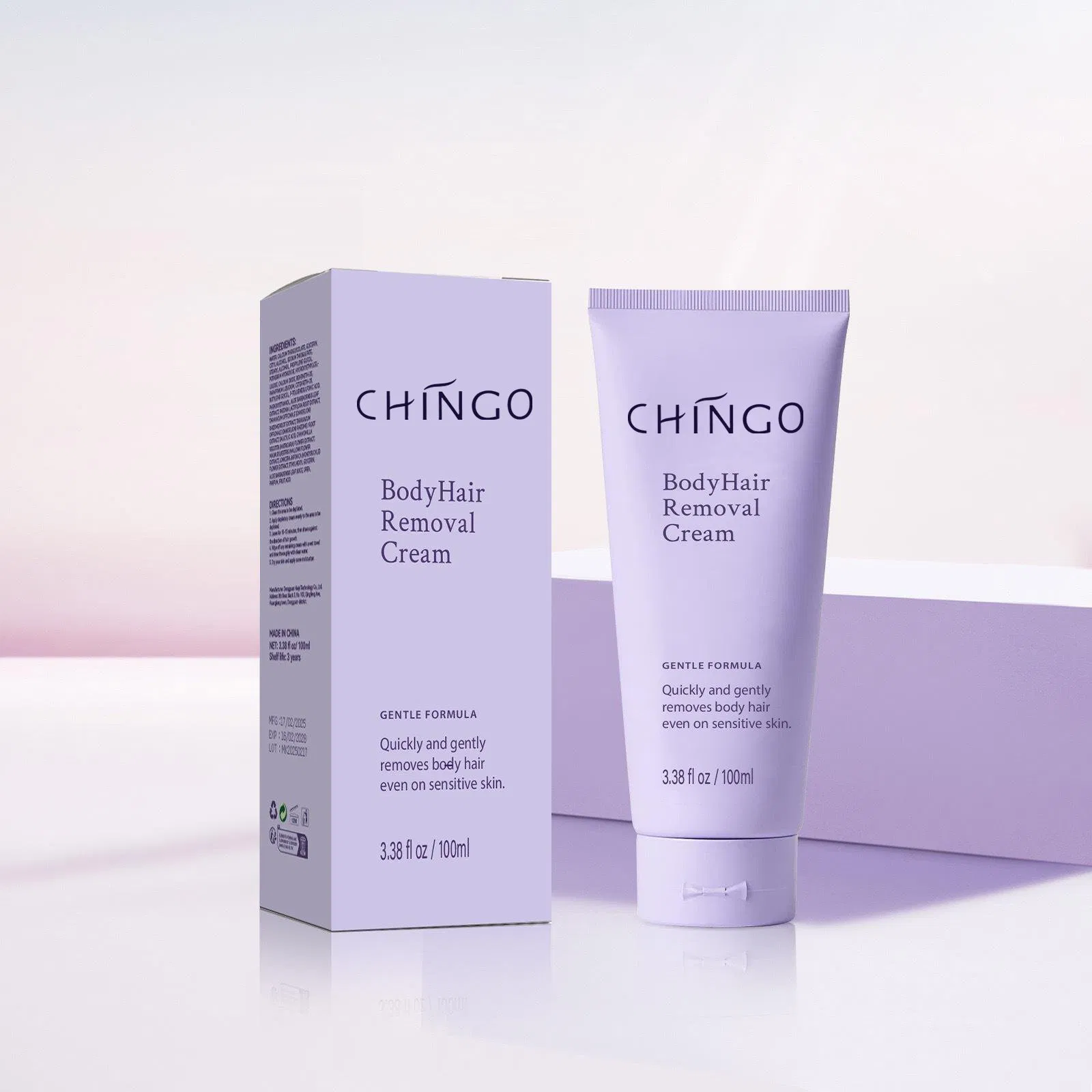 Natural Painless Hair Removal Cream Skin Moisturizing Soothing Stop Hair Growth