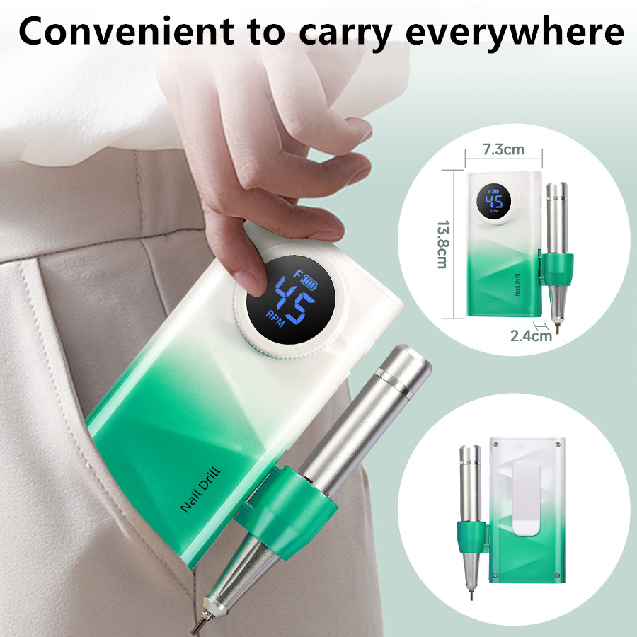 Duofu Wireless High Speed Rechargeable Nail Drill