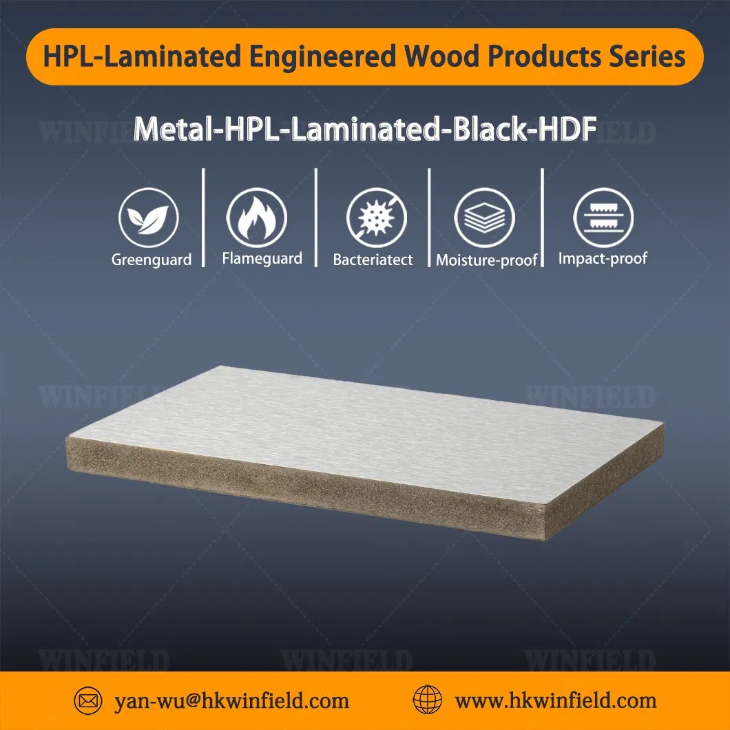 Metal HPL Panel HPL Interior Wall Cladding Panel HDF Processing