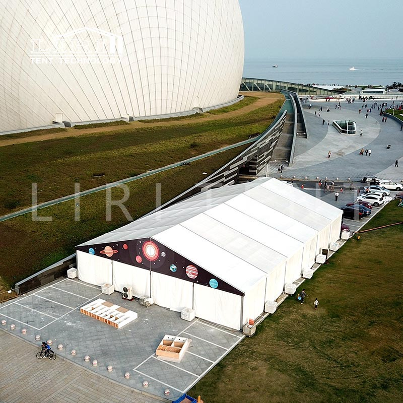 1000 Sqm Big Garage Door Custom-Made Large Warehouse Push and Pull Tent