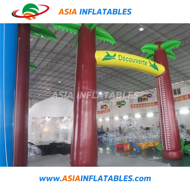Palm Tree Arch Inflatable Sports Entrance Gate