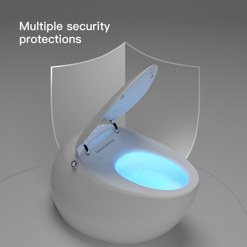 Hottest Selling Electric Sanitary Items Ceramic Toilet Bowl Automatic Bathroom Smart Toilet Bidet