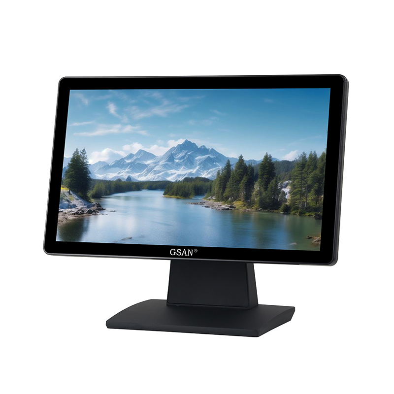18.5"All in One POS Monitor Bezel-Free Capacitive Touch Screen Monitor LED Display with Metal Stand
