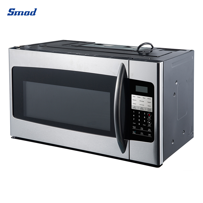 Smad 1.6 to 1.8 Cu. FT Kitchen Stand Stainless Steel Speedy Baking Food Grill Convection Bread Built-in Toaster Electric Black Over The Range Microwave Oven