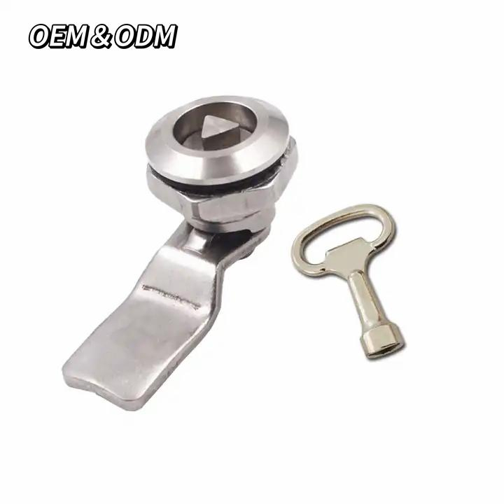 Zinc Alloy Door Lock Double Bit Cam Lock Quarter Turn Can Lock