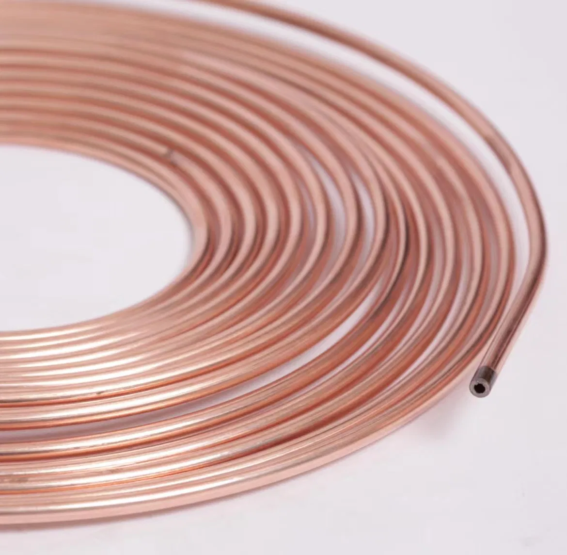Od6mm Wt1mm High Quality Copper or Zinc Coated Bundy Tube