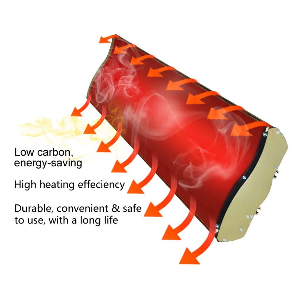 Jhheatsup Outdoor Patio Heating Radiator Far Infrared Electric Heater with No Noise No Light