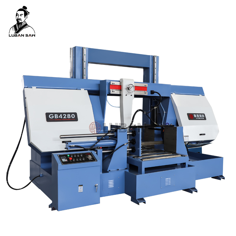 Станок ленточнопильный полуавтоматический промышленный по металлу 800 мм GB-4280