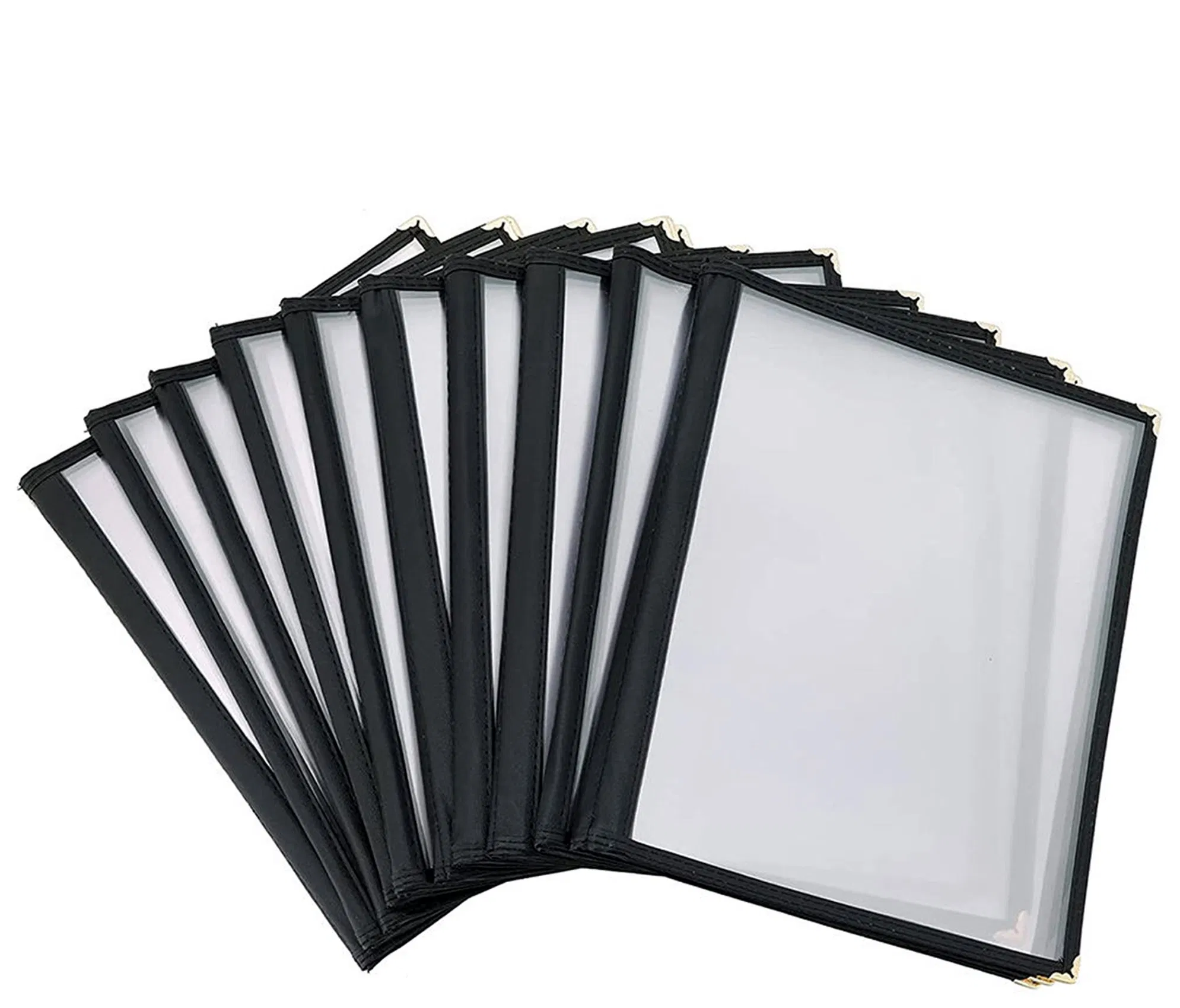 Custom Transparent Restaurant Menu Covers