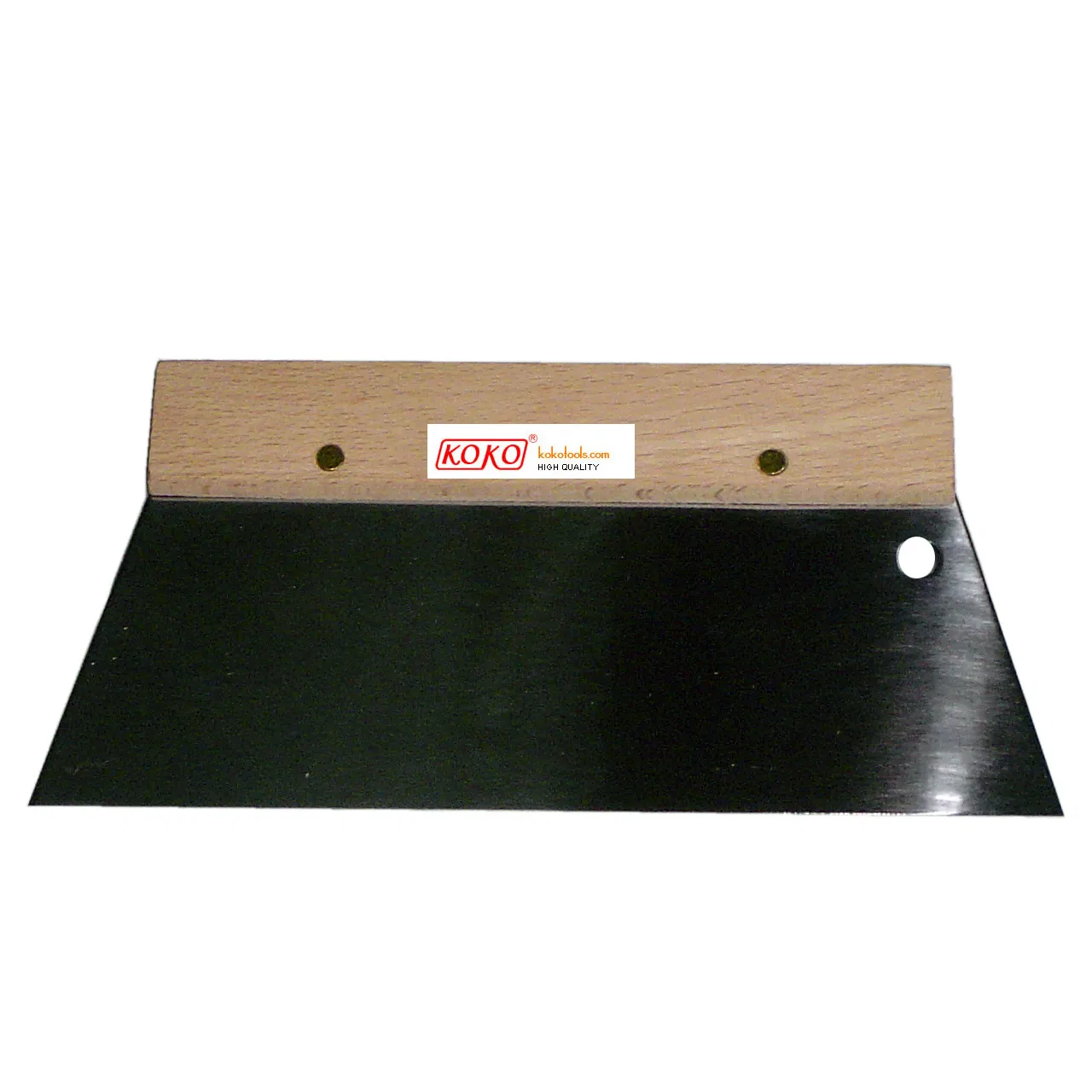 Various Shape Carbon Steel Stainless Steel Wooden Handle Grout Squeegees Scraper