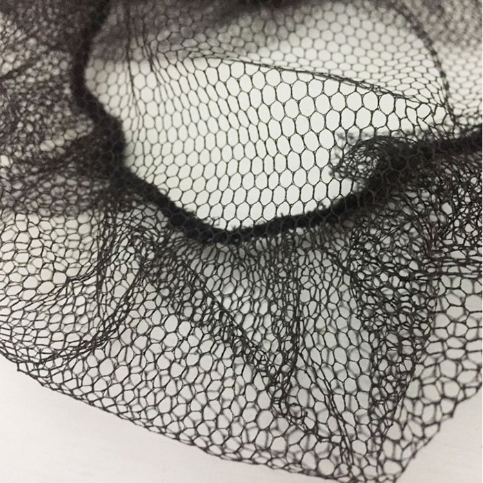Disposable Hair Nets Durable Nylon Caps Breathable Honeycomb 21"