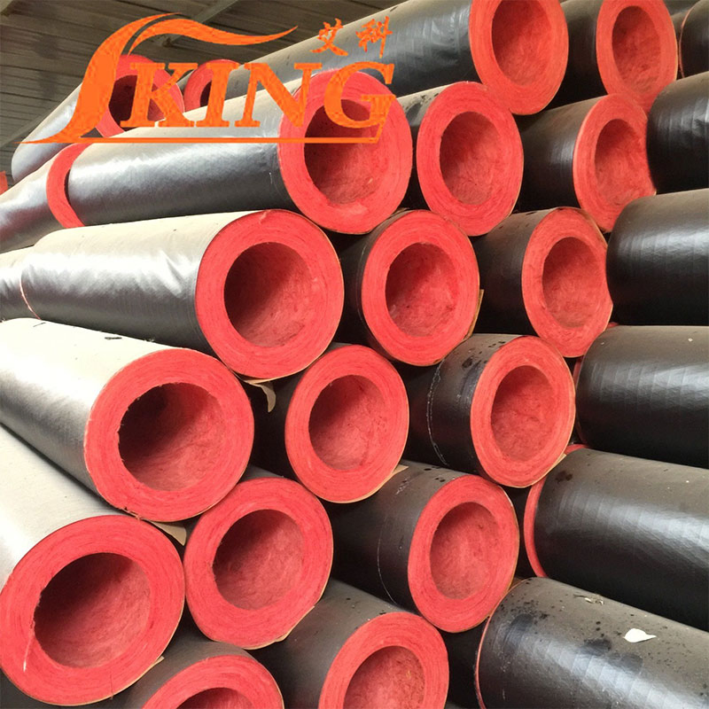Isoking Thermal Insulating Glass Wool Manufacturer Glass Wool Pipe for Heating Cooling and Duct System Applications