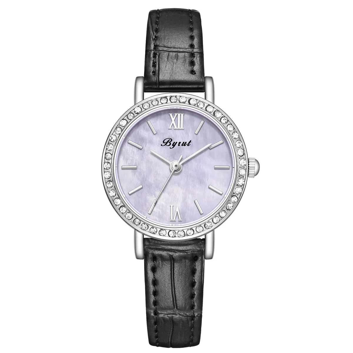 Ladies Watch Fashionable Small Exquisite Light Luxury Ins Style Leather Strap Watch