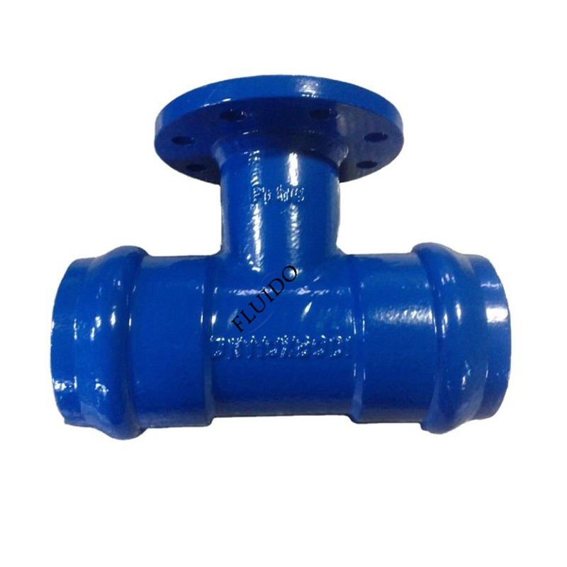 ISO2531 En545 En598 Ductile Iron Flanged Bellmouth for Connect Water Supply and Drainange Pipe